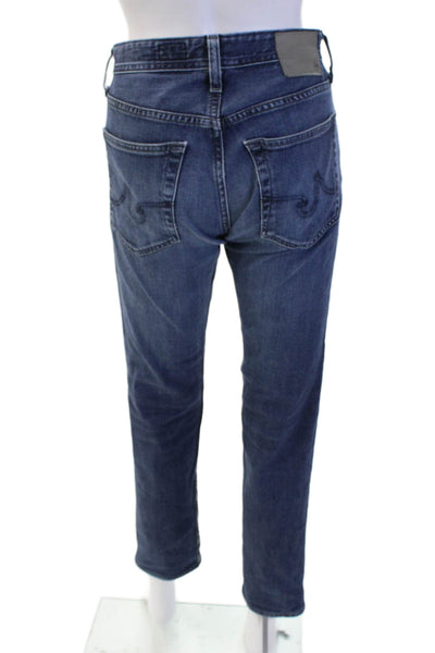 Adriano Goldschmied Mens Ankle Cropped Dark Blue Jeans Size 29