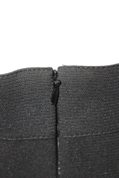Akris Punto Womens Straight Pencil Knee Length Skirt Black Size 16