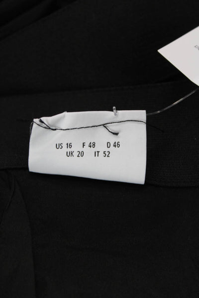 Akris Punto Womens Straight Pencil Knee Length Skirt Black Size 16