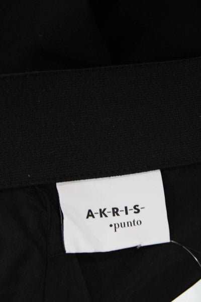 Akris Punto Womens Straight Pencil Knee Length Skirt Black Size 16