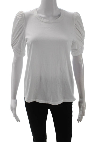ALC Women Basic Jersey Cotton Crew Neck Short Sleeve T-Shirt Size S