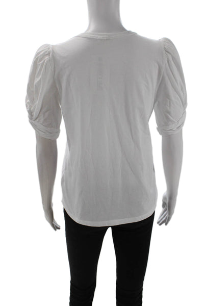 ALC Women Basic Jersey Cotton Crew Neck Short Sleeve T-Shirt Size S
