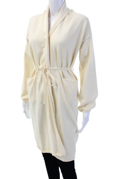 Oak + Fort Womens Beige Cardigan Long Sleeve Size XS