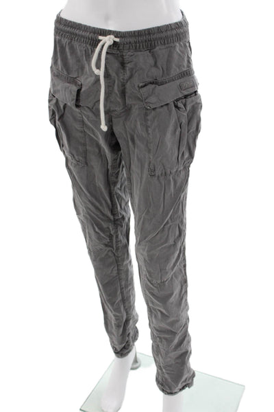Kith womens Cargo Jogger Pants Gray Drawstring 100% Cotton Size XS