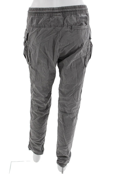 Kith womens Cargo Jogger Pants Gray Drawstring 100% Cotton Size XS