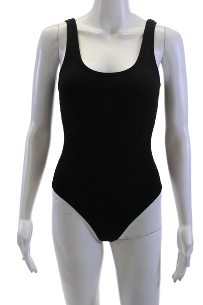 Wilfred Free Women One Piece Jumpsuit Black Cotton Scoop Neck Sleeveless Size S