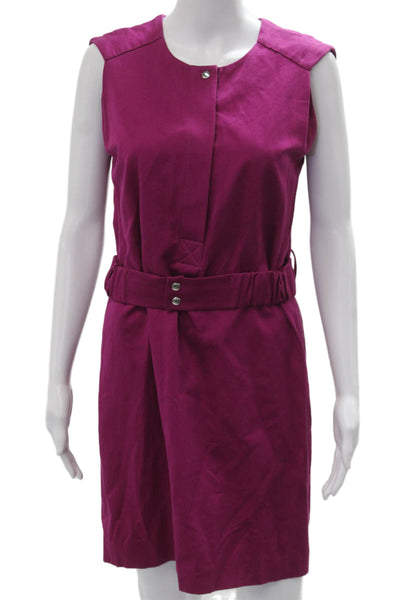 Sandro Womens Purple Sleeveless Shift Dress Size 2