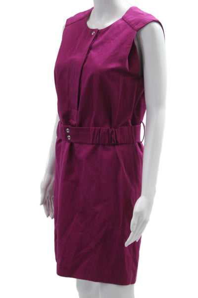 Sandro Womens Purple Sleeveless Shift Dress Size 2