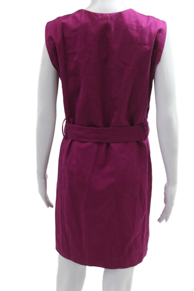 Sandro Womens Purple Sleeveless Shift Dress Size 2