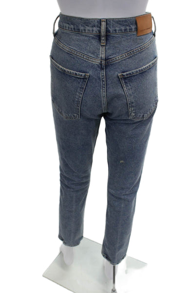 Citizens of Humanity Womens Cropped Ankle High Rise Blue Jeans Size 25
