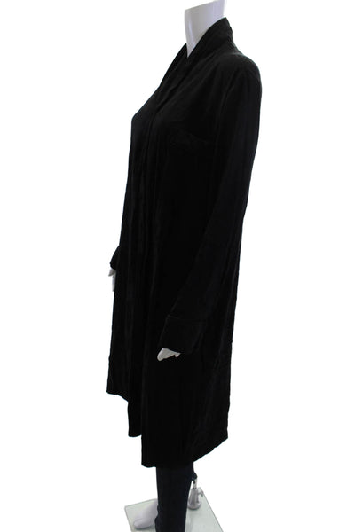 The Great Women Overcoat Black Mock Neck Long Sleeve Size 2