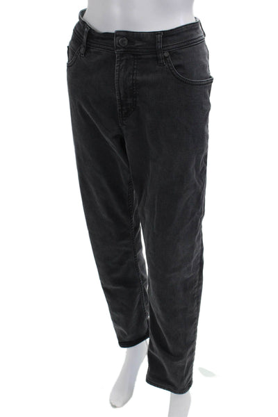 Strellson Mens Dark Gray Straight Tapered Jeans Mid Rise Inseam 30 Size 30