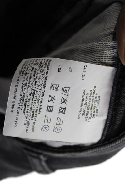 Strellson Mens Dark Gray Straight Tapered Jeans Mid Rise Inseam 30 Size 30