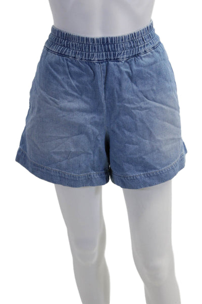 Closed Unisex Blue Organic Cotton Beach Shorts Size XS