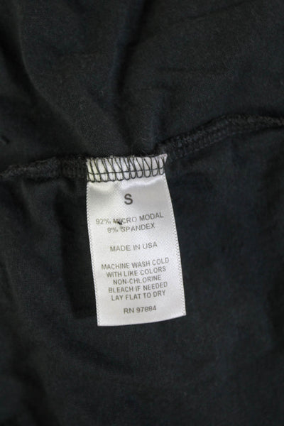 Tart Womens Jersey Tunic Tank Dark Gray Sleeveless Micro Modal Spandex Size S