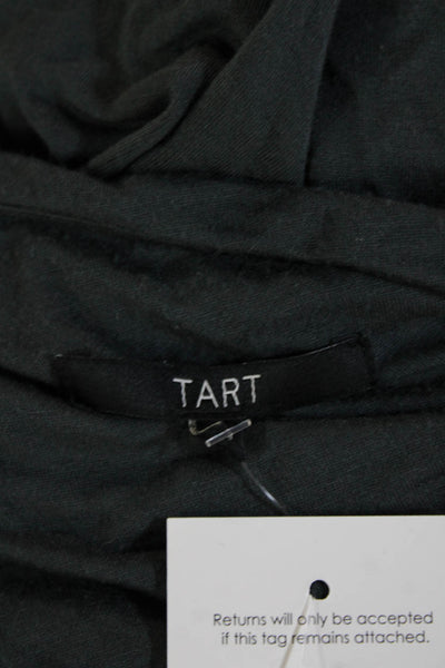 Tart Womens Jersey Tunic Tank Dark Gray Sleeveless Micro Modal Spandex Size S