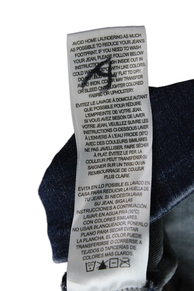 Frame Women Cropped High Rise Dark Blue Jeans Size 2