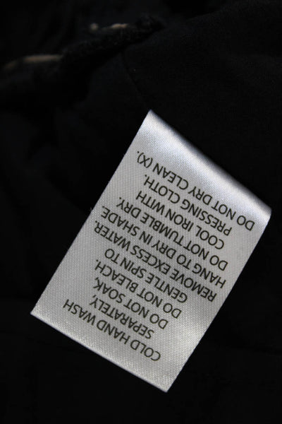 Bec & Bridge Womens Shift Dress Black 100% Cotton Short Sleeve Round Neck Size 4