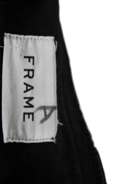 Frame Womens Cropped High Rise Black Jeans Size 2