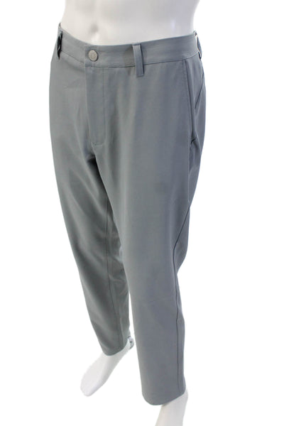 Bonobos Mens Gray Dress Pants Button Closure Size 34