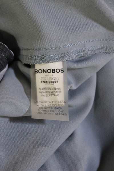 Bonobos Mens Gray Dress Pants Button Closure Size 34