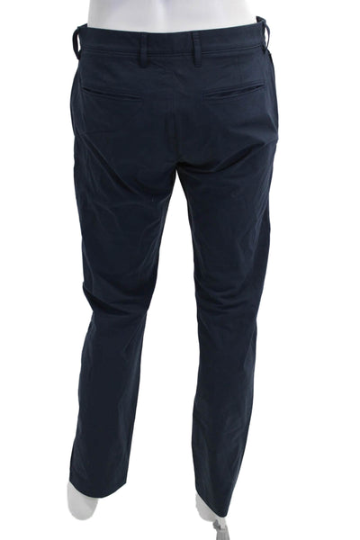 J Crew Mens Chinos Dark Blue Drawstring Pants Size 32