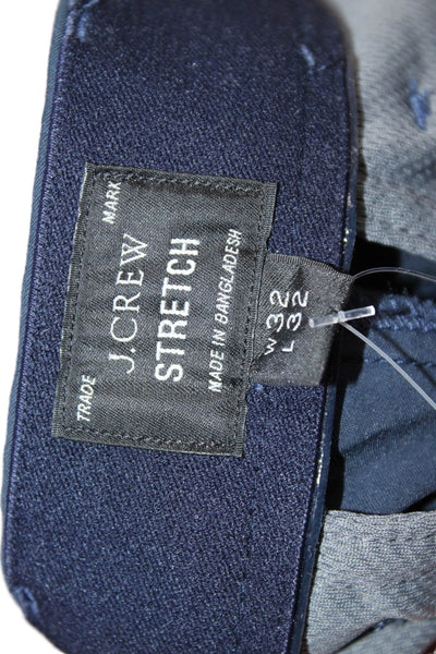 J Crew Mens Chinos Dark Blue Drawstring Pants Size 32