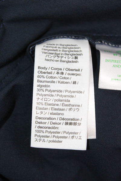 J Crew Mens Chinos Dark Blue Drawstring Pants Size 32