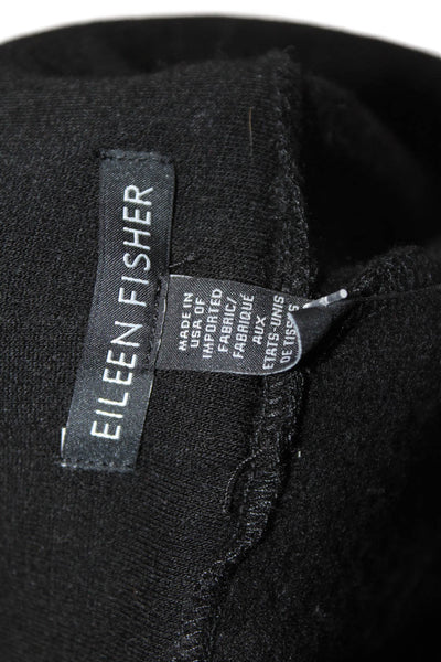 Eileen Fisher Womens Harem Jogger Pants Black Tencel Spandex Size S