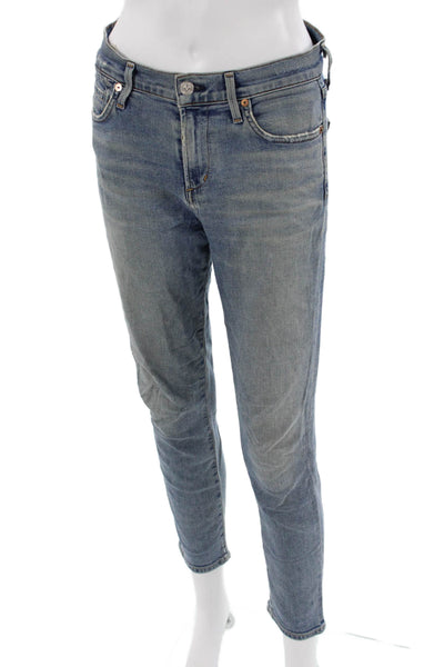 Citizens of Humanity Women High Waist Cropped Ankle Blue Jeans Size 26