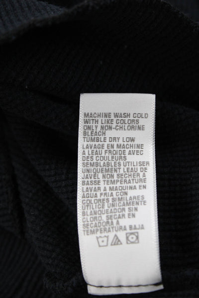 Standard James Perse Women Pullover Sweater Black Cotton Long Sleeve Size 0