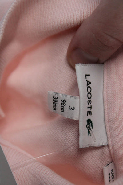 Lacoste Toddlers Short Sleeve Polo Casual T-shirt Pink Size 03