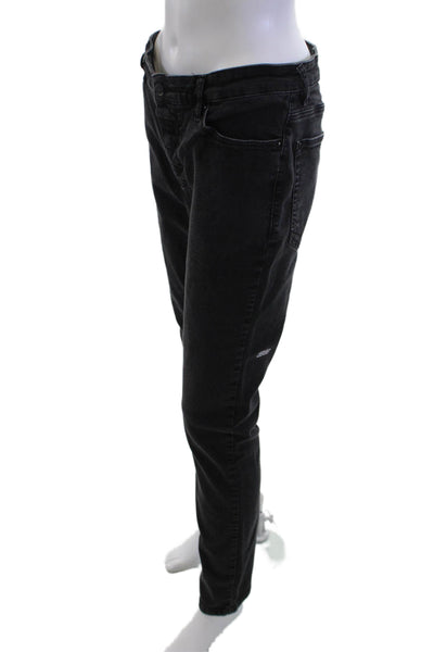 Ksubi Unisex Skinny Tapered Black High Rise Jeans Size 32