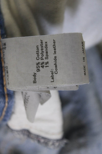 Moussy Womens Ankle Cropped Light Blue Jeans Mid Rise Size 25