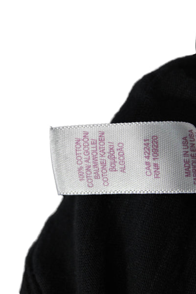 Velvet by Graham & Spencer Women Sleeveless Jersey Tee Black Size S