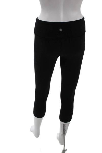 Lululemon Women Capri Cropped Leggings Black Size 6