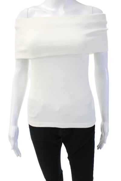 Club Monaco Womens Sleeveless White Viscose Blend Classic Top Size XS