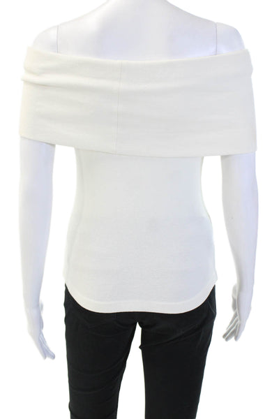 Club Monaco Womens Sleeveless White Viscose Blend Classic Top Size XS