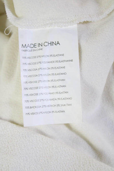 Club Monaco Womens Sleeveless White Viscose Blend Classic Top Size XS