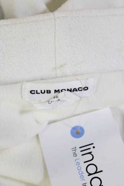 Club Monaco Womens Sleeveless White Viscose Blend Classic Top Size XS