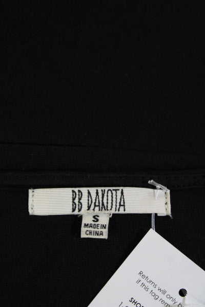 BB Dakota Womens Bodycon Sheath Black Long Sleeve Mid Calf Dress Size S
