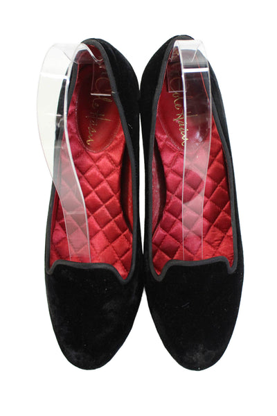 Cole Haan Womens Rounded Toe Block Heel Pumps Black Size 7.5