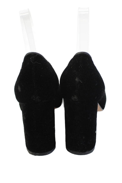 Cole Haan Womens Rounded Toe Block Heel Pumps Black Size 7.5
