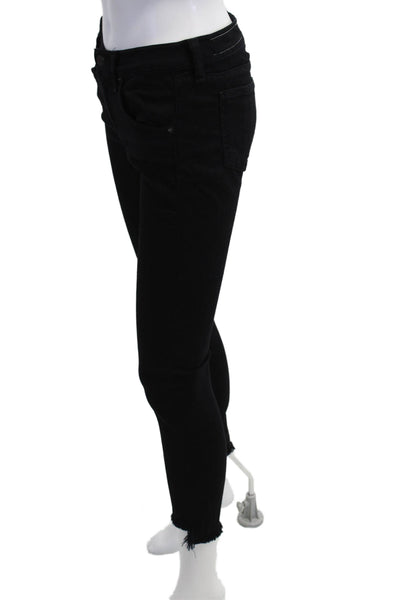 Rag & Bone Womens Black Ankle Skinny Cropped Jeans Size 27