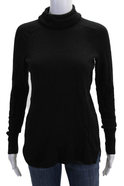 Ann Taylor Womens Black Turtleneck Pullover Sweater Long Sleeve Size XS