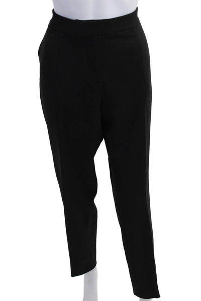 Lafayette 148 New York Womens Ankle Dress Pants Black Wool Blend Size 14