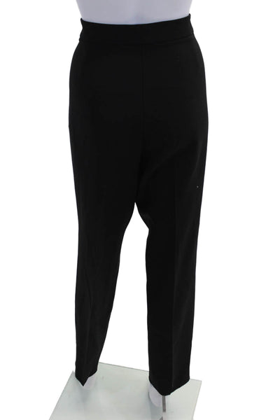 Lafayette 148 New York Womens Ankle Dress Pants Black Wool Blend Size 14