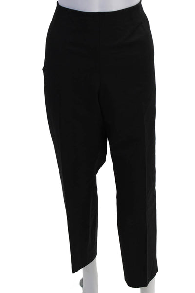 Lafayette 148 New York Womens Cropped Ankle Dress Pants Black Size 16
