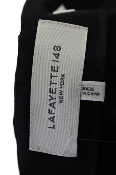 Lafayette 148 New York Womens Cropped Ankle Dress Pants Black Size 16