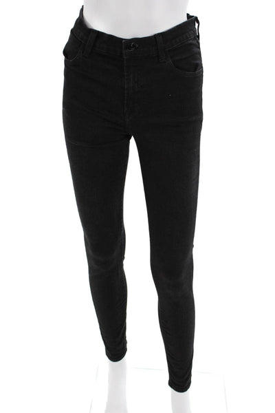J Brand Women Skinny Jeggings Black Mid Rise Size 25